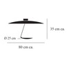 Catellani & Smith - Lederam C180 LED - Plafondlamp - Strichzeichnung