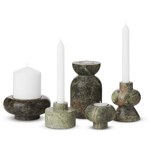 Tom Dixon Rock Candle Holder L Set of 5 | AmbienteDirect