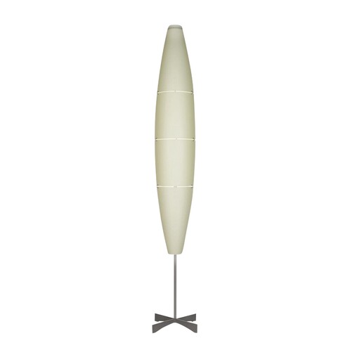 Foscarini - Havana Floor Lamp - white/frame aluminium/with dimmer/LxWxH 23x23x172cm