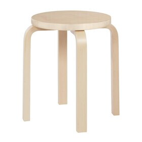 Artek - Tabouret E60 structure laqué claire