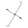Moormann - FNP Shelf System Clamping Brackets 33cm - stainless steel/for stabilization of shelf system/Assembly only at inner subjects possible/frames can be inserted also separated