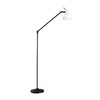 Rotaliana - Luxy F1 Floor Lamp - white/glossy/frame black/H 135cm/Ø 13.5cm