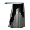ClassiCon - Pli - Bijzettafel hoog - onyx zwart/tafelplaat zwart glanzend/H 65cm/Beschikbaar vanaf april 2017