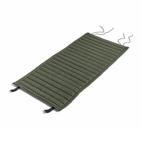 HAY - Palissade - Coussin matelassé 103.5x44.5cm - vert olive/hydrofuge/pour Palissade Dining Fauteuil