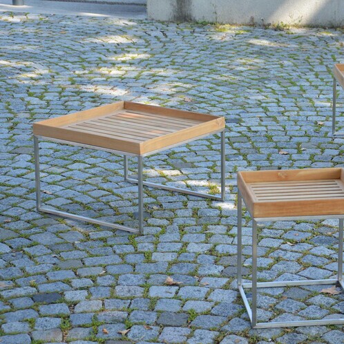 Jan Kurtz - Pizzo 60 Teck - Table d'appoint