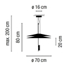 Vibia - Flamingo 1510 LED- Suspension - dessin au trait