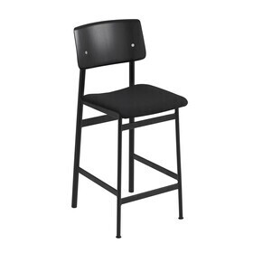 Muuto - Loft - Tabouret de bar rembourrée 65cm