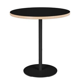 Jan Kurtz - Panama bijzettafel onderstel zwart h 50cm
