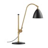 Gubi - Bestlite BL1 - Lampe de table - noir charbon/mat/H 51-84cm, Ø 16cm/structure laiton