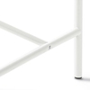 Richard Lampert - Eiermann 2 - châssis de Table Taille 2 - blanc/Set de Réglage Hauteur 3,5cm/excentré/135 x 66 x 78cm