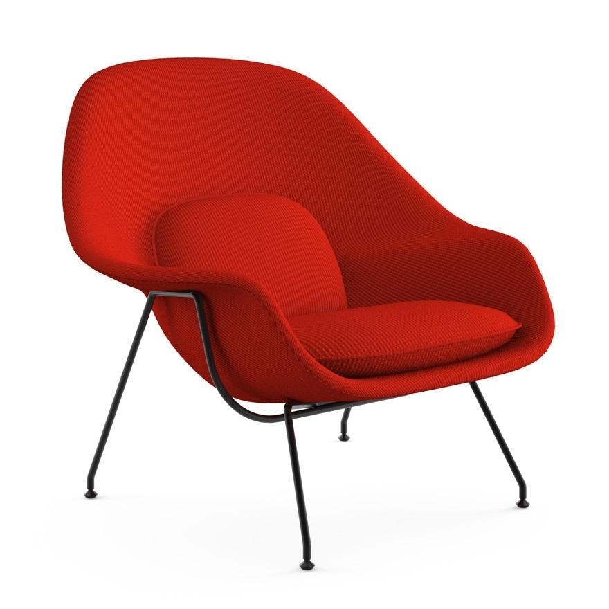 Knoll International Womb Chair Relax, Leather Womb Chair