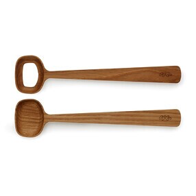 Kähler - Couverts à salade Hammershøi chêne