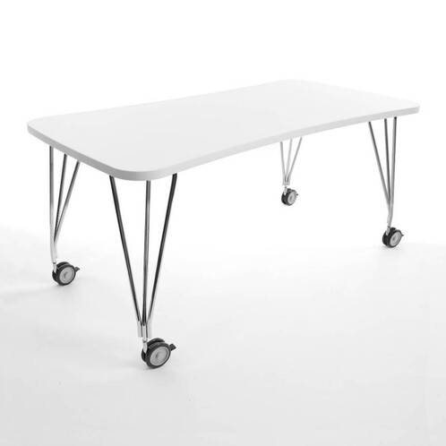 Kartell - Max Table With Wheels 160x80cm