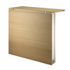 String - String System Klapptisch - eiche/weiß/BxHxT 78x66x30cm