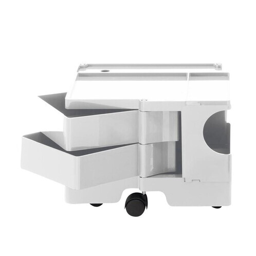 B-Line - Boby XSmall 12 Rollcontainer - weiß/2 Schubkästen/LxBxH 43x42x31.5cm