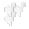 Kundalini - Pixel Wall / Ceiling Lamp Set of 3 - white/LxWxH 42x10x51cm