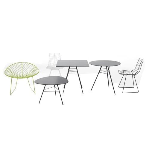 Arper - Leaf - Table de jardin carrée