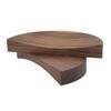 Schönbuch - Split Bowl Schale - Nussbaum natur geölt/H 3.6cm/Ø 25.5cm/handgefertigt