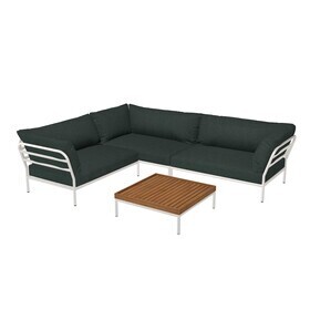 HOUE - Level 2 loungeset 7 onderstel gedempt wit
