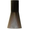 Secto Design - Secto 4230 Wandleuchte - schwarz/laminiert/inkl. LED-Birne 2800K/1055lm/Kabel weiß
