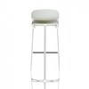 Kristalia - BCN Hocker - weiß/Stahl weiß lackiert/Sitzhöhe: 76cm