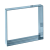 Kartell - Only Me Mirror 50x50 - bleu/transparent