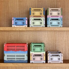 HAY - Colour Crate Mix mand gerecycled S set van 4