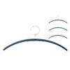 Schönbuch - 0130   Coat Hanger set - steel blue/hook stainless steel/4 pieces