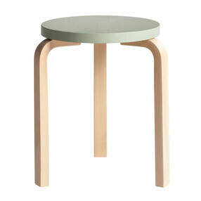Artek - 60 Stool Clear Lacquered Base