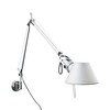 Artemide - Tolomeo Mini Parete - aluminium/eloxiert/incl. Wandbefestigung/BxH 71x57cm/3000K/70Watt