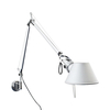 Artemide - Tolomeo Mini Parete - aluminium/eloxiert/incl. Wandbefestigung/BxH 71x57cm/3000K/70Watt