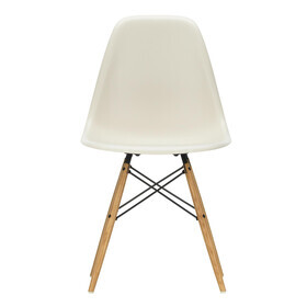 Vitra - Chaise Eames Plastic DSW RE structure frêne