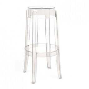 Kartell - Tabouret Charles Ghost 75cm