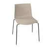 Arper - Catifa 46 0251 Chair Unicoloured Frame Black - dove grey/seat shell glossy/inside matt/frame black matt V39/new colour