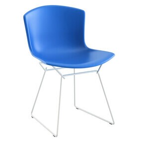 Knoll International - Bertoia Plastic Side Chair Stuhl Gestell weiß