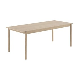 Muuto - Table à manger Linear Wood 200x85cm