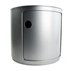 Kartell - Componibili 1 Modular Element round - silver/ABS-plastics/Height 38,5cm