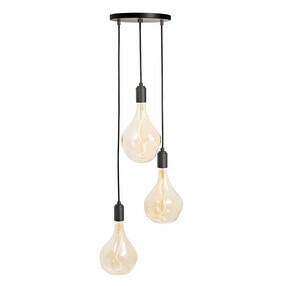 Tala - Graphite Triple Pendant with Voronoi II Suspension Lamp