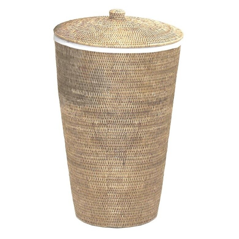 rattan laundry basket