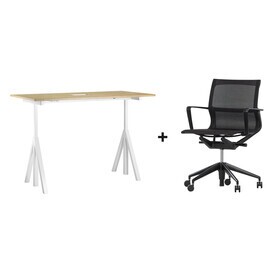 Vitra - Actieset String Works bureau + Physix bureaudraaistoel