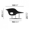 Vitra - La Chaise Eames Chaiselongue - Strichzeichnung