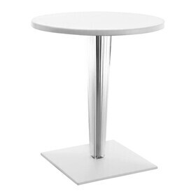 Kartell - Top Top For Dr. Yes Gartentisch Ø70cm Gestell quadratisch