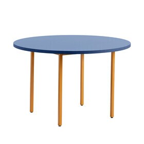 HAY - Two-Colour Dining Table Base Ochre Ø120cm
