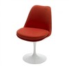 Knoll International - Tulip Saarinen Chair Full Upholstered - white/red/seat upholstery Hallingdal 65 680/WxHxD 49x82x53cm/rotatable