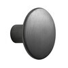 Muuto - The Dots Coat Hooks Metal M - black/Ø 3.9cm