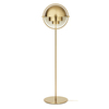 Gubi - Multi-Lite - Lampe de plancher laiton - laiton/abat-jour laiton/H 148cm, Ø 39cm/structure laiton