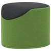 Softline - Coral Pouf - green/black/fabric felt 848/610/H 40, Ø 50cm
