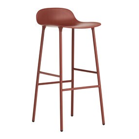 Normann Copenhagen - Form Barhocker Gestell Stahl 75cm