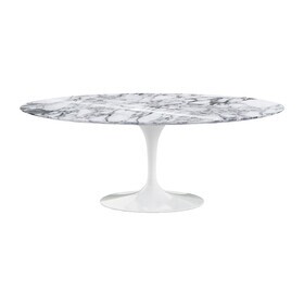 Knoll International - Saarinen Dining Table Oval 198cm Marble