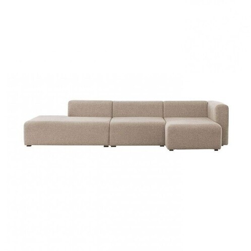 HAY - Mags Lounge Sofa Chaise Longue Right - beige/fabric Remix 233/304x127.5x67cm